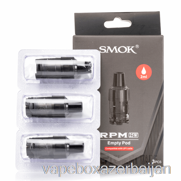 E-Juice Vape SMOK RPM 25 Replacement Pods 2mL Refillable Pods